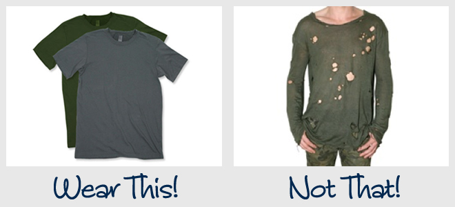 Distressed T-Shirts