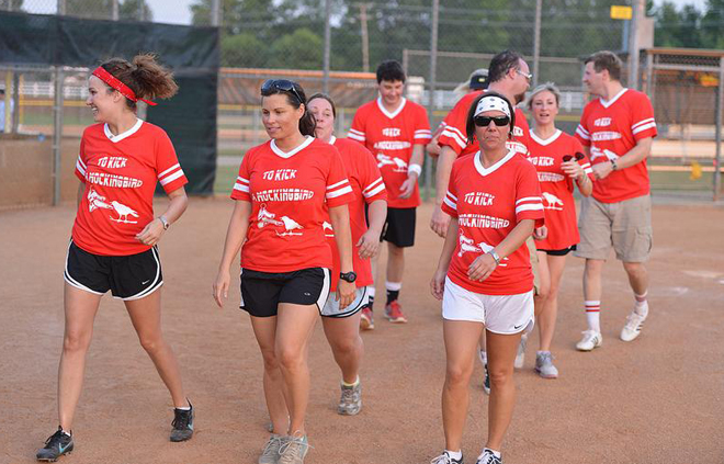 Kickball Team Photo - To Kick a Mockingbird