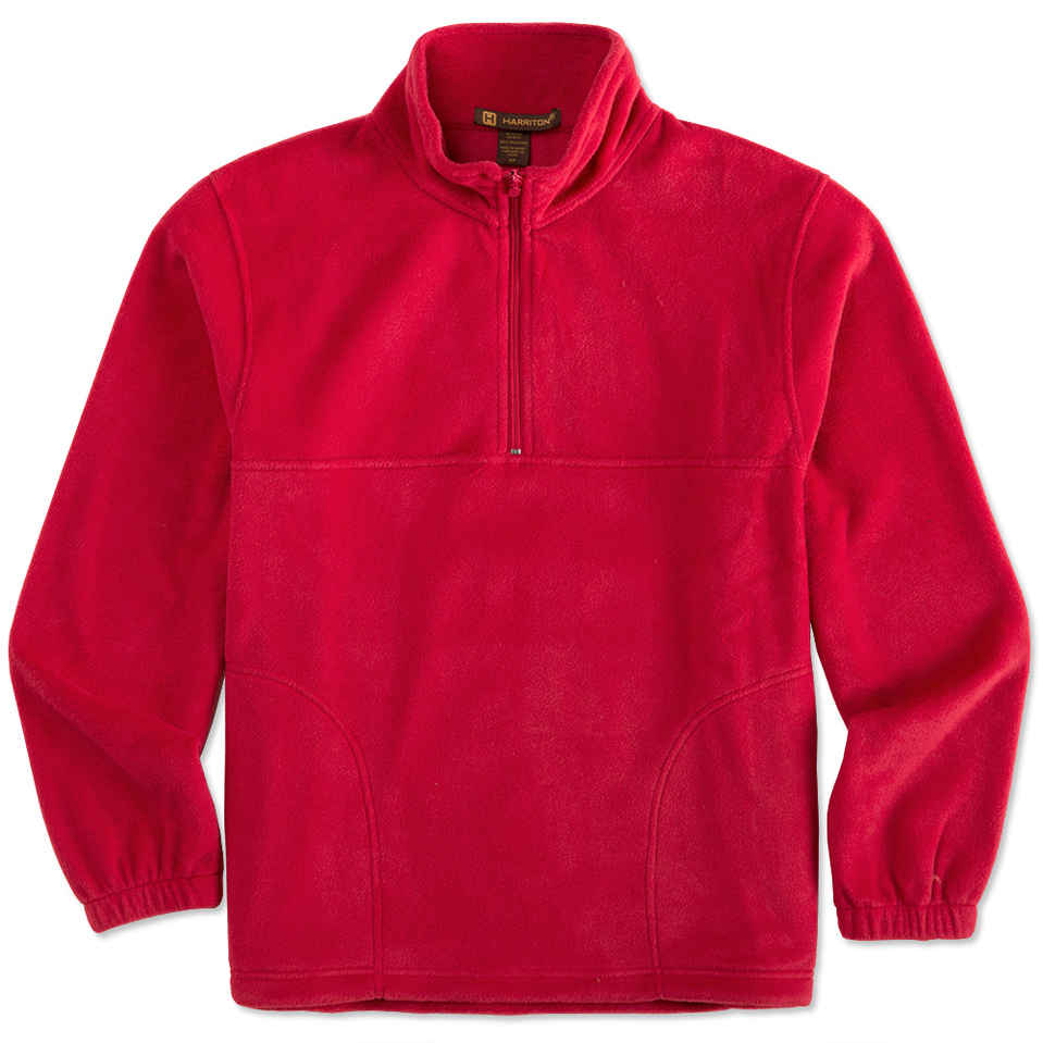 harriton-14-zip-fleece-pullover