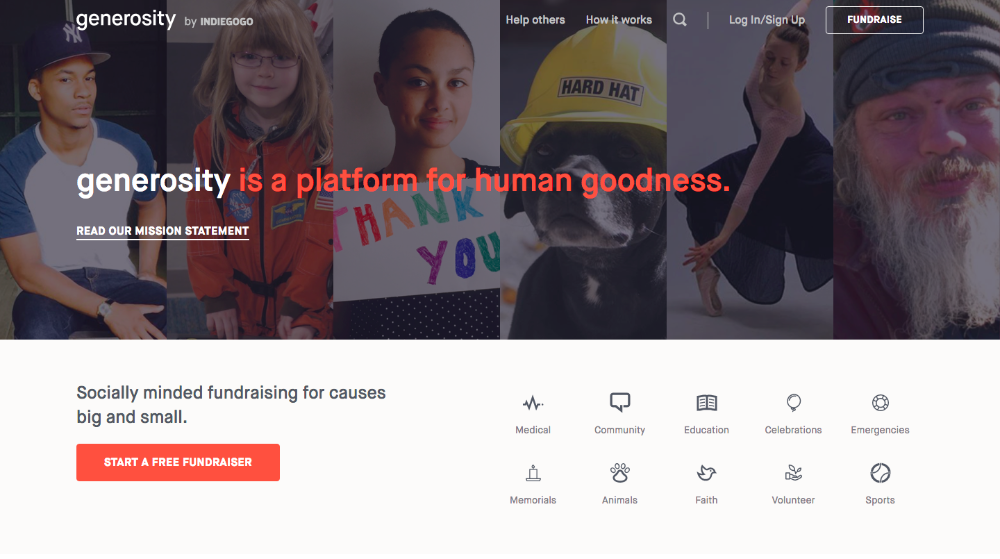 generosity-website