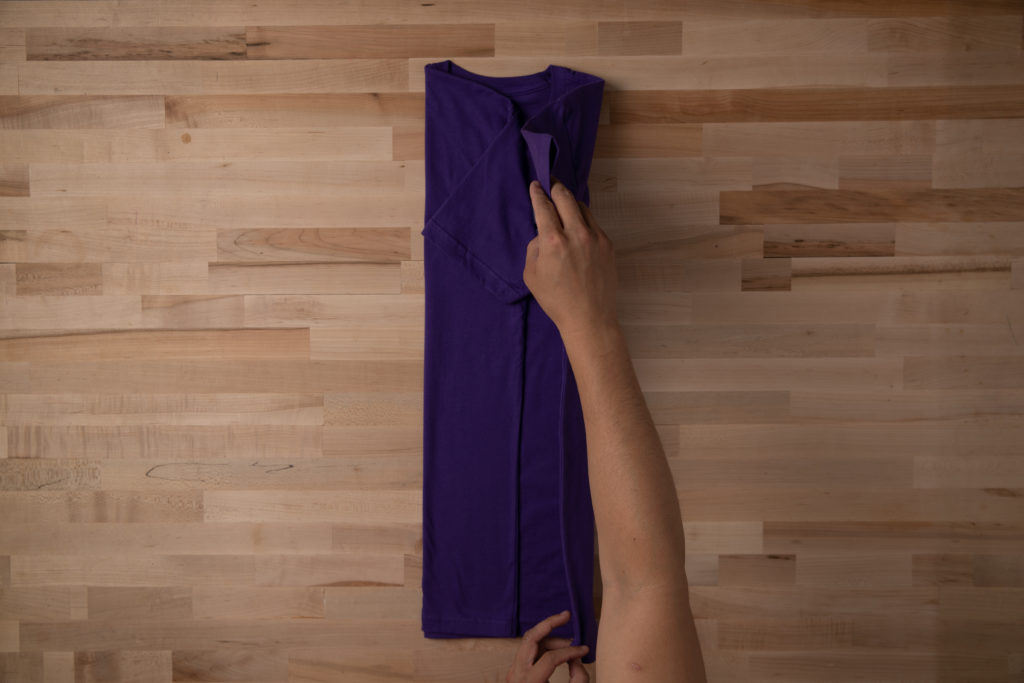 shirt folded in
