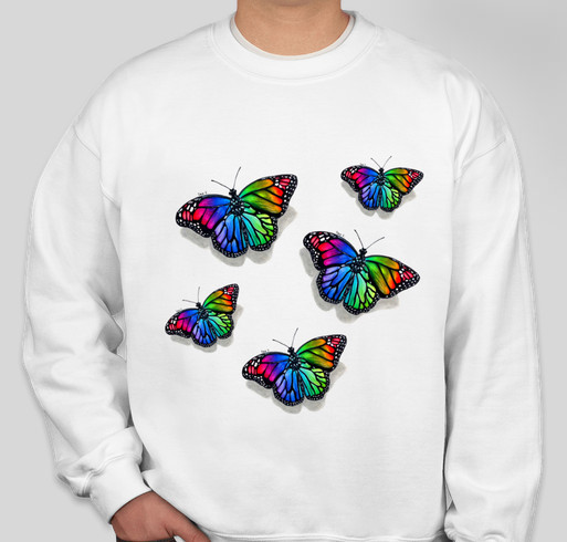 ColorintheWorld butterfly sweatshirt