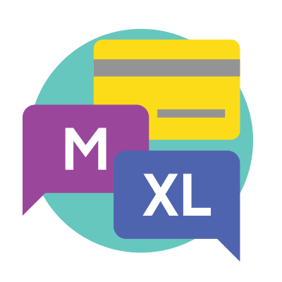 Icon of an online conversation