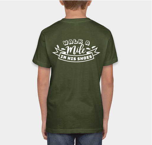 Miles Cerebral Palsy Awareness Merchandise Fundraiser - unisex shirt design - back