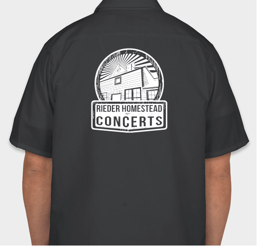 Rieder Homestead Concerts Work Shirt Fundraiser - unisex shirt design - back