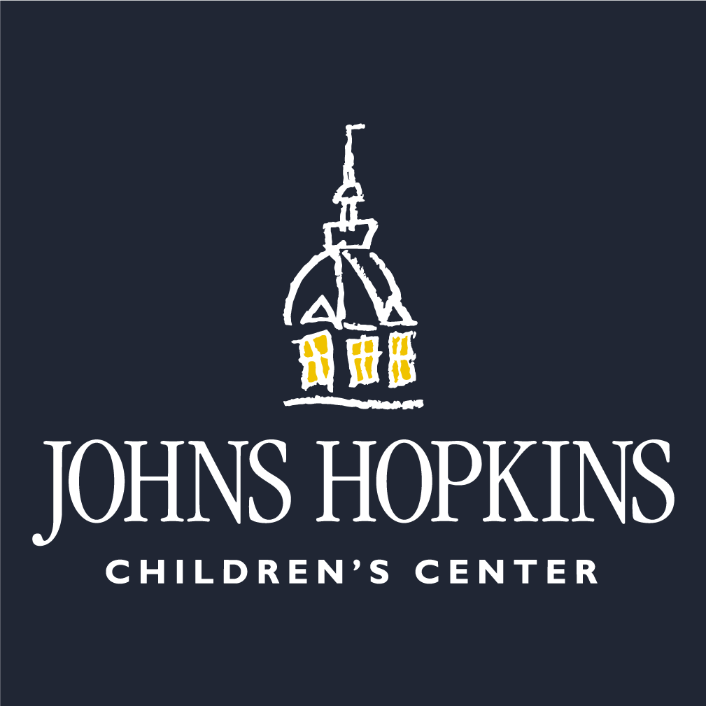 Research Saves Children: Johns Hopkins Children's Center shirt design - zoomed
