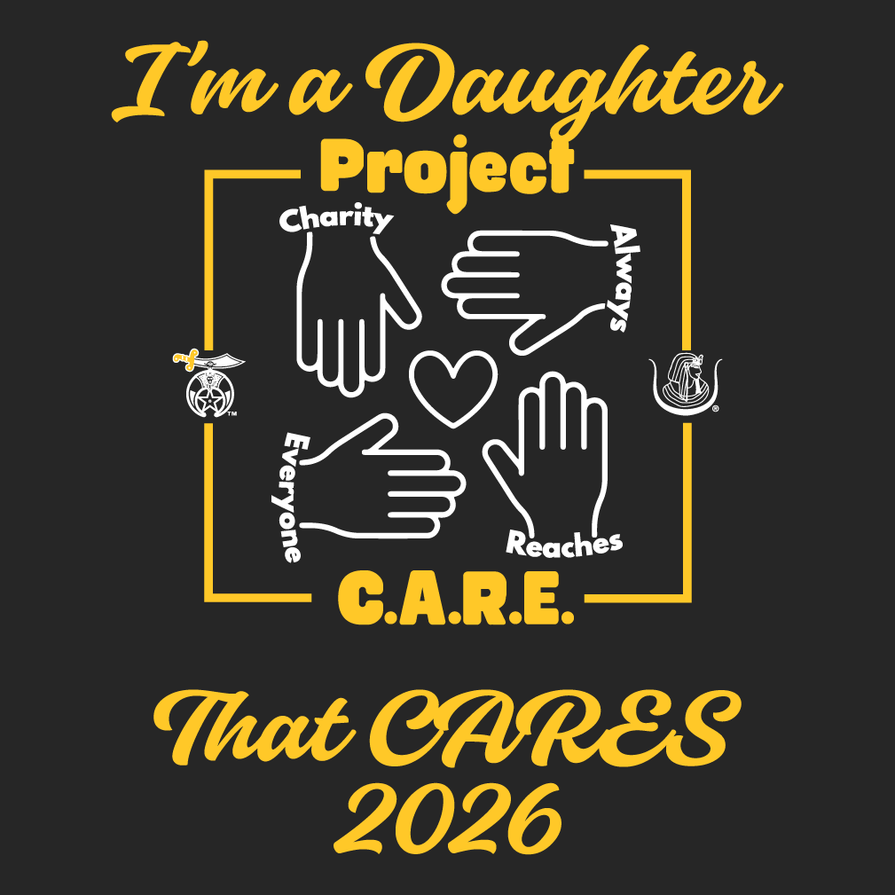 Daughter that CARES shirt design - zoomed