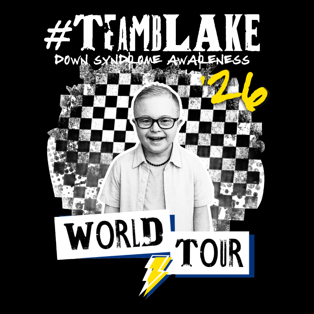 #teamBLAKE Down Syndrome Awareness shirt design - zoomed