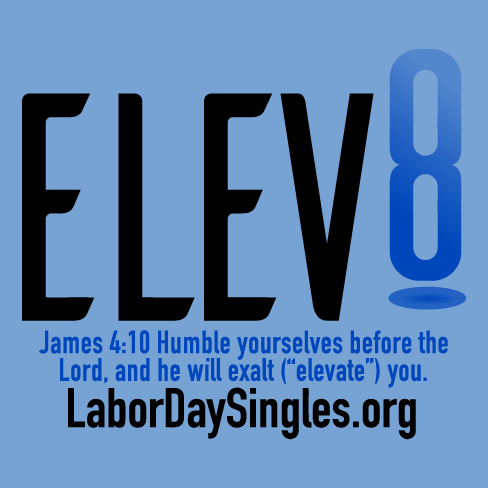 Labor Day Singles Retreat Tshirt Fundraiser shirt design - zoomed