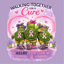 2026 Relay for Life Fundraiser for Sue”s Slow and Steady Squad shirt design - zoomed