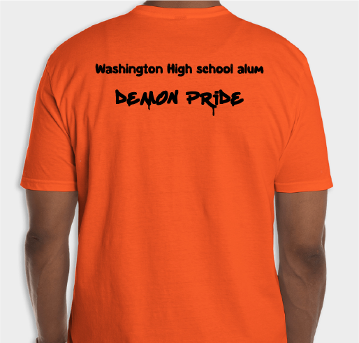 40 year reunion t shirt fundraiser Fundraiser - unisex shirt design - back