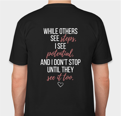 Julie Kay Mastermind - Woman's Tee Fundraiser - unisex shirt design - back