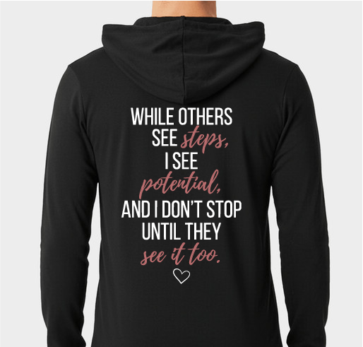 Julie Kay Mastermind - Woman's Tee Fundraiser - unisex shirt design - back