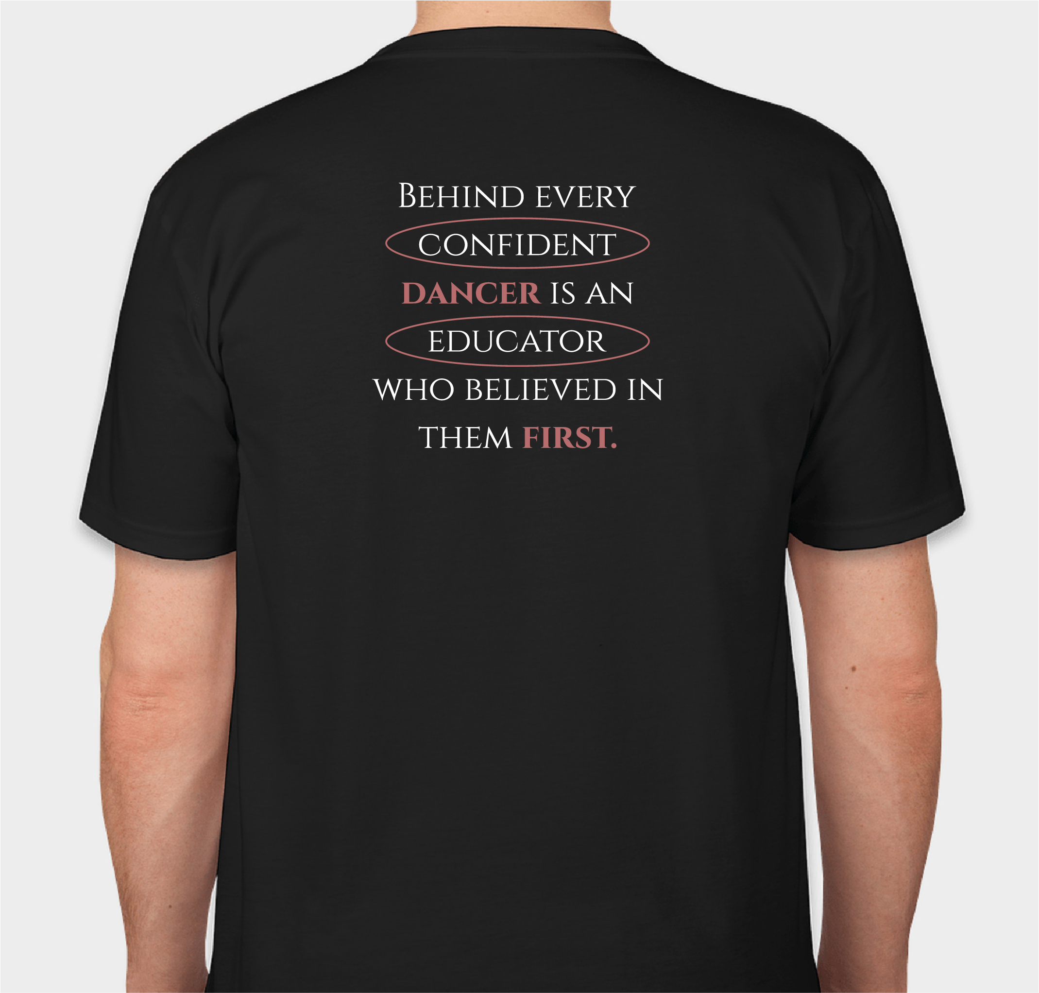 Julie Kay Mastermind - Woman's Tee Fundraiser - unisex shirt design - back