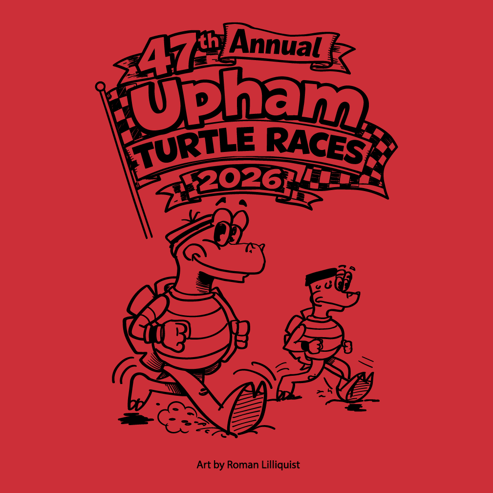 47th Annual Upham Turtle Races shirt design - zoomed