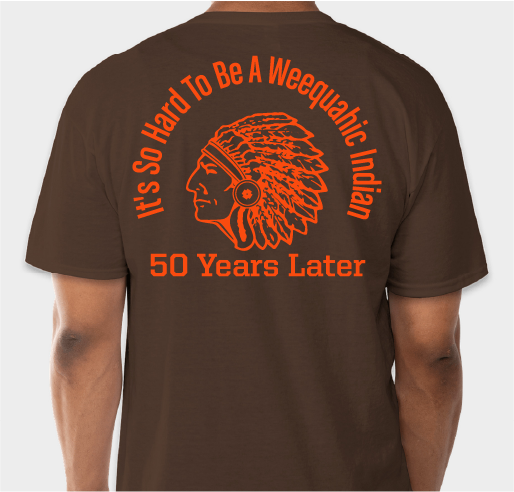 Weequahic HS Class of 1976 50 Year Tee Shirt Fundraiser - unisex shirt design - back