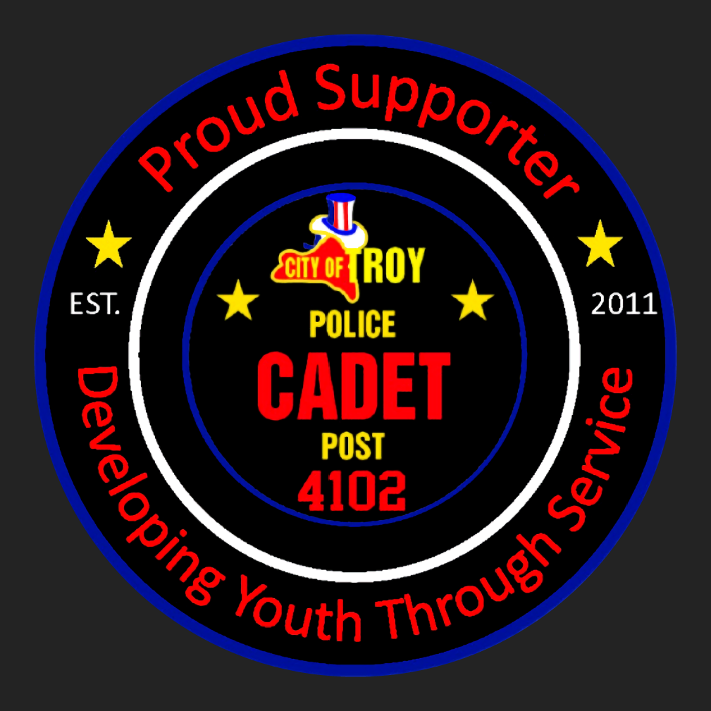 Troy Police Cadet Post #4102 shirt design - zoomed