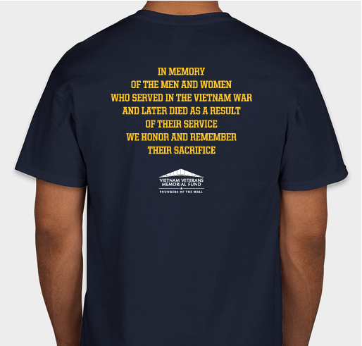 Support the In Memory program with our In Memory Gear Fundraiser - unisex shirt design - back