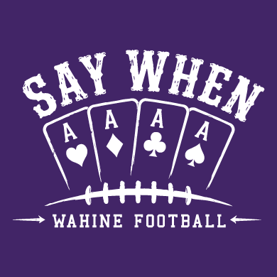 Say When Las Vegas Travel Team fundraiser shirt design - zoomed