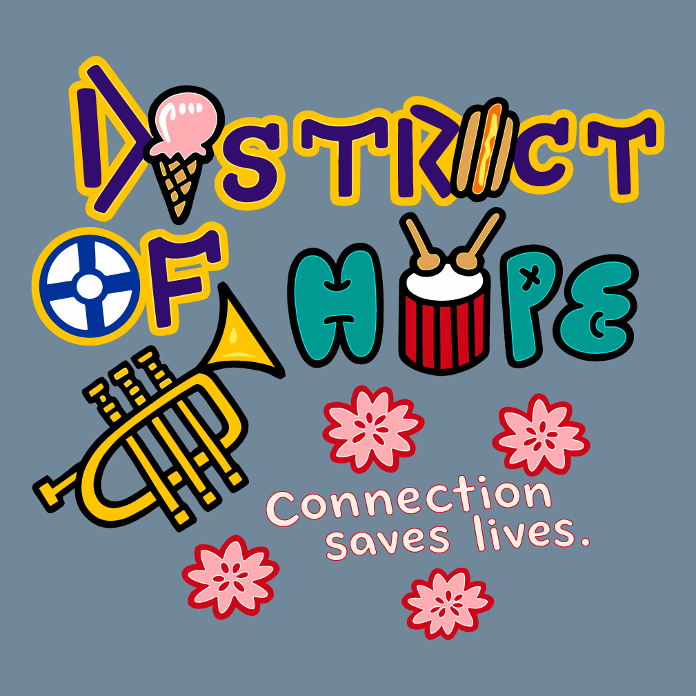 District of Hope shirt design - zoomed