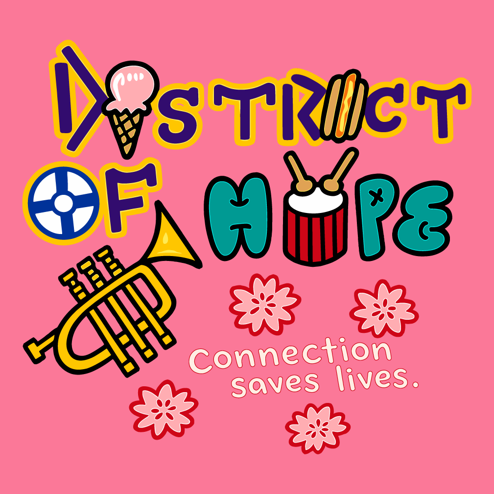 District of Hope shirt design - zoomed