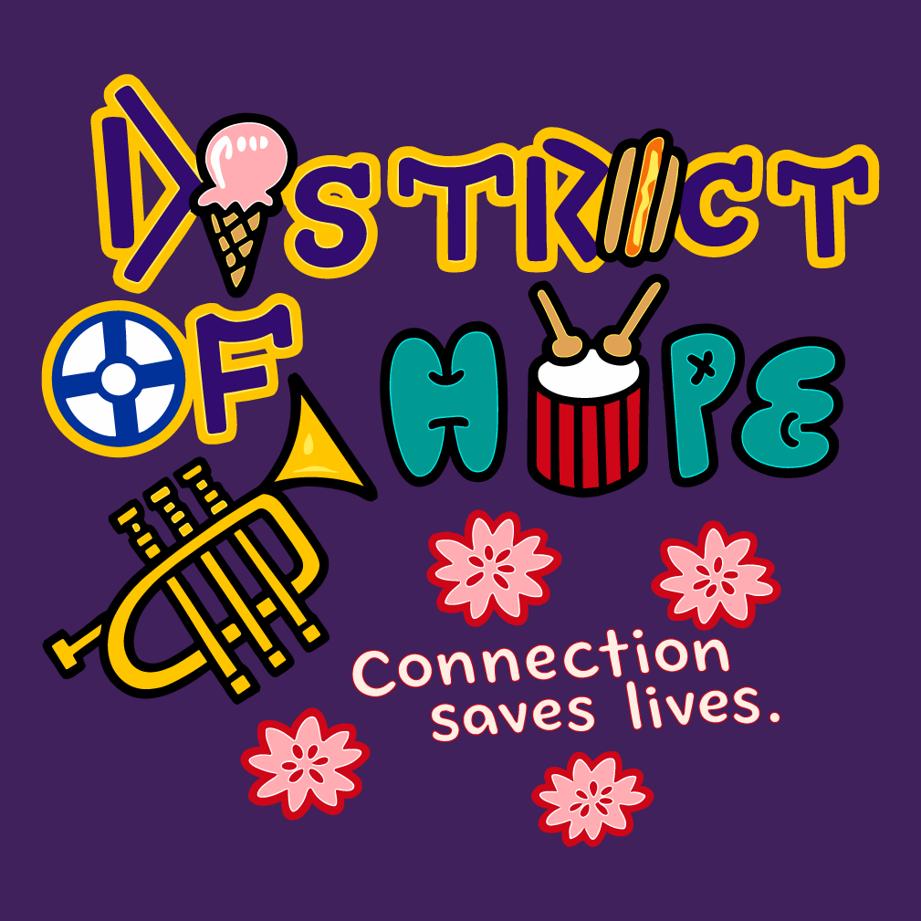 District of Hope shirt design - zoomed
