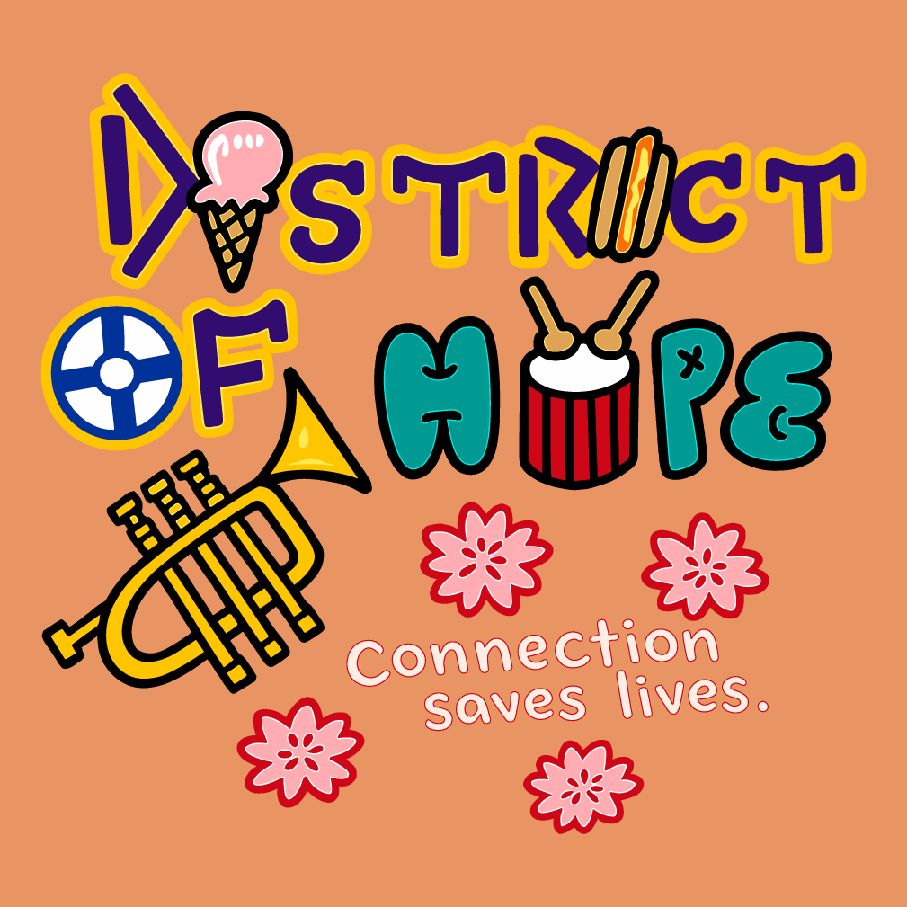 District of Hope shirt design - zoomed