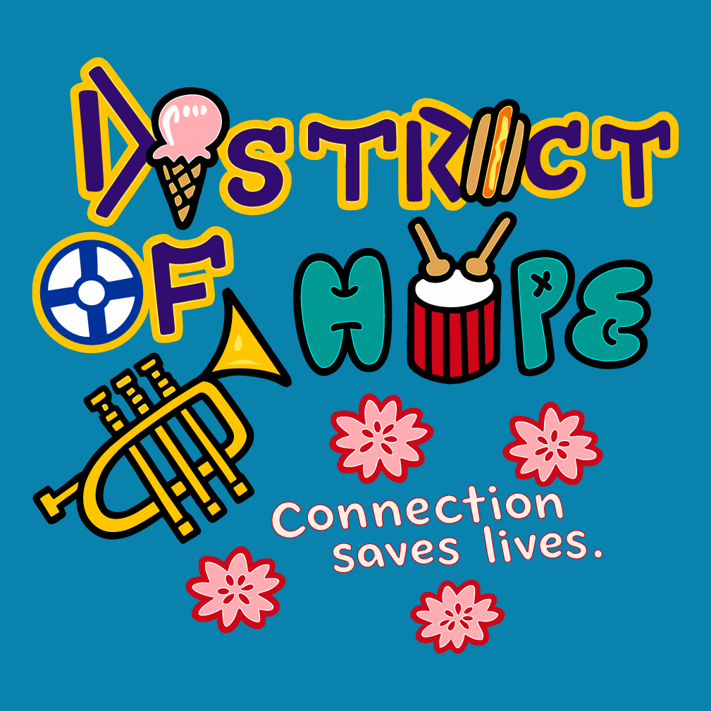 District of Hope shirt design - zoomed