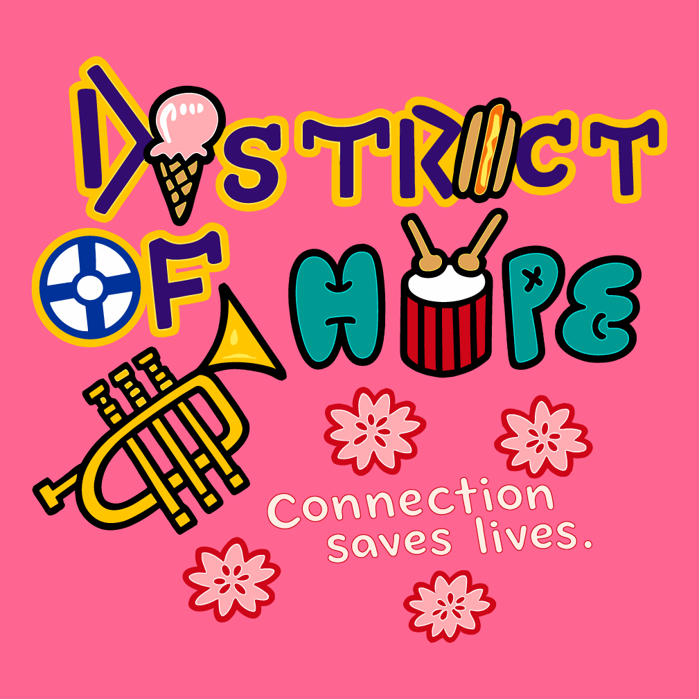 District of Hope shirt design - zoomed
