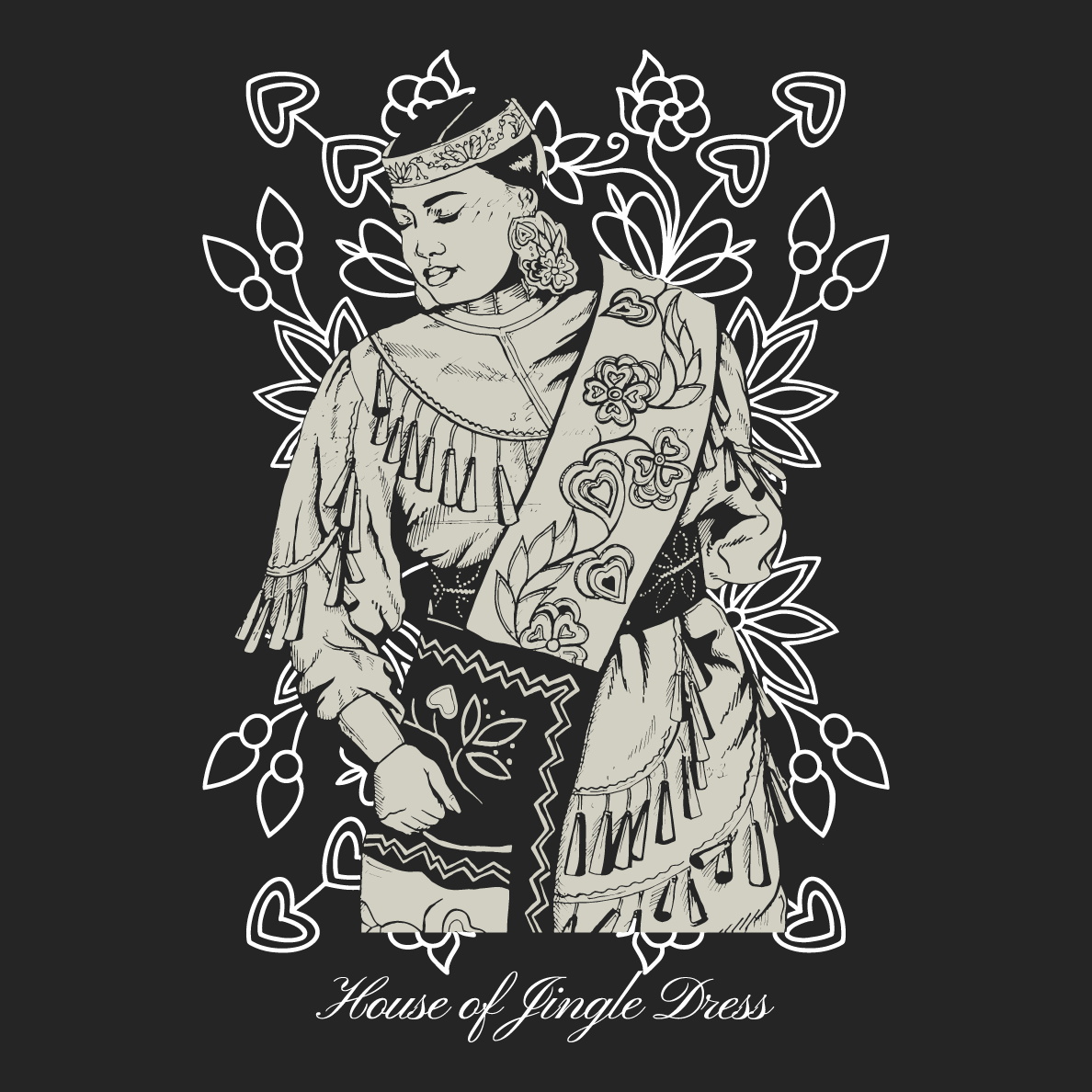 House of Jingle Dress shirt design - zoomed