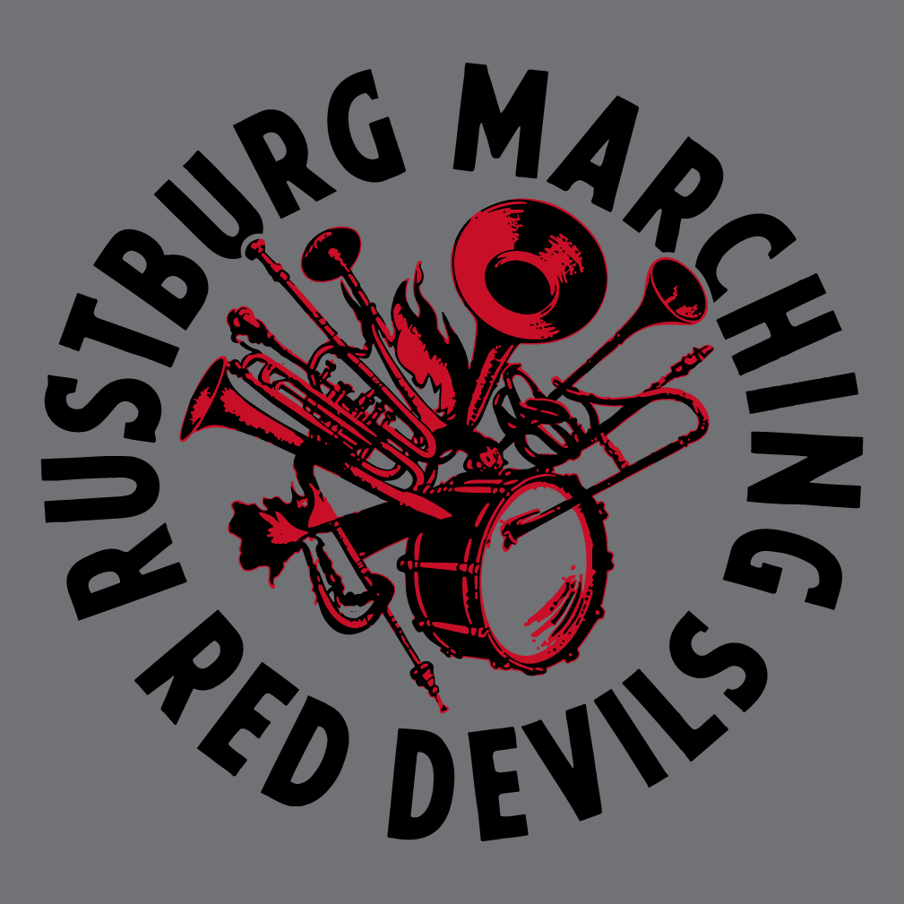 Rustburg Marching Band Apparel shirt design - zoomed