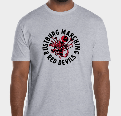Rustburg Marching Band Apparel Fundraiser - unisex shirt design - front