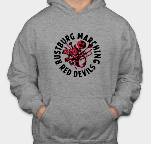 Rustburg Marching Band Apparel Fundraiser - unisex shirt design - front