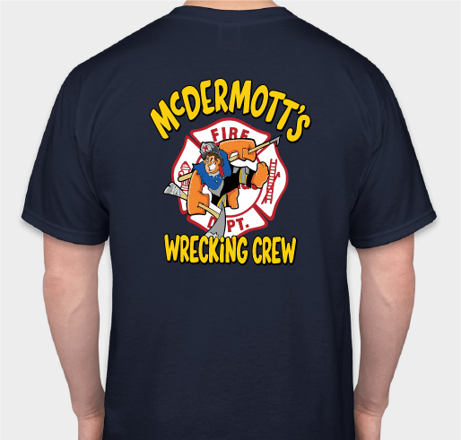 We Stand Together with Lt Marc McDermott Fundraiser - unisex shirt design - back