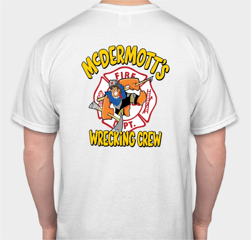 We Stand Together with Lt Marc McDermott Fundraiser - unisex shirt design - back