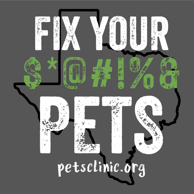 Fix Your $*@#!%& Pets shirt design - zoomed