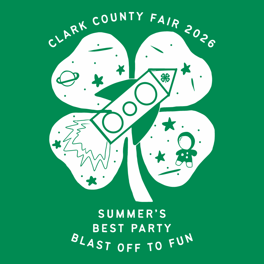 2026 Clark County 4-H Fundraiser shirt design - zoomed