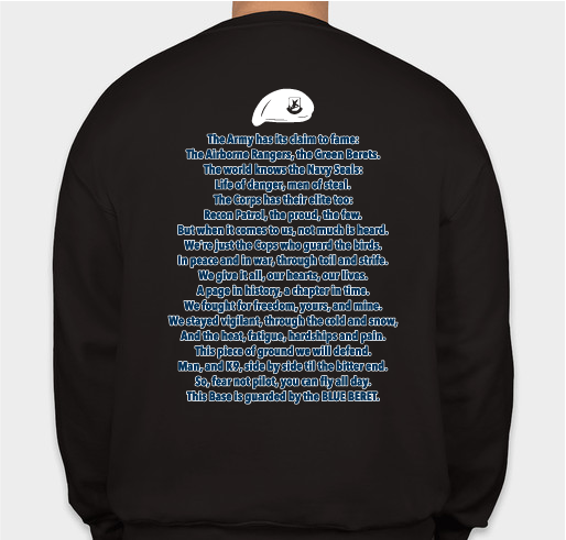 Loring K9 Sentry Dog Cemetery Fundraiser - unisex shirt design - back
