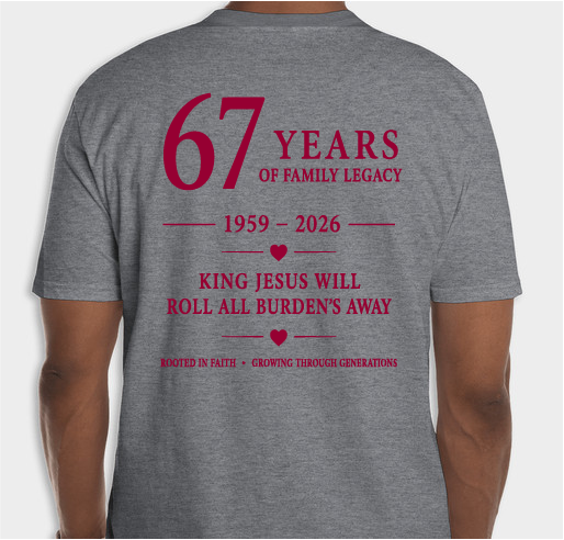 2026 RBB Family Reunion Fundraiser - unisex shirt design - back