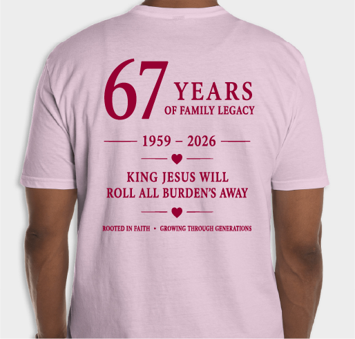 2026 RBB Family Reunion Fundraiser - unisex shirt design - back
