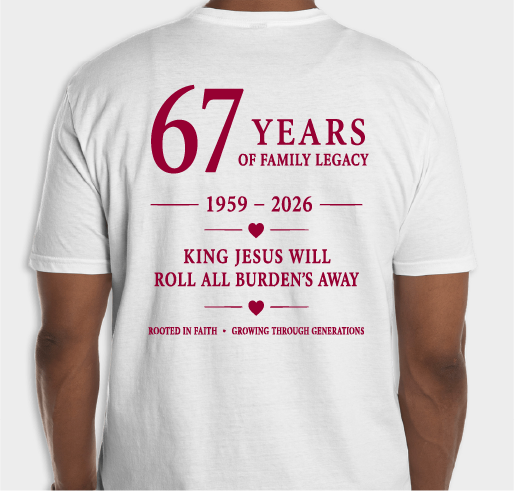 2026 RBB Family Reunion Fundraiser - unisex shirt design - back