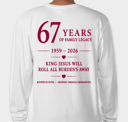 2026 RBB Family Reunion Fundraiser - unisex shirt design - back