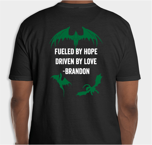 Brandon Light & Family Fundraiser - unisex shirt design - back