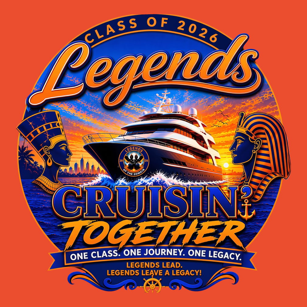Legends - Class of 2026 "Cruisin Together" T-Shirts shirt design - zoomed