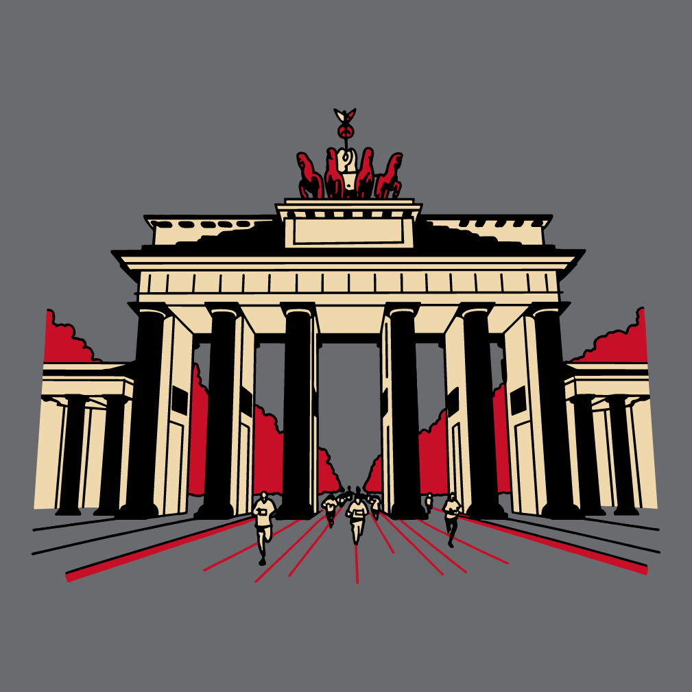 Berlin Marathon Fundraiser for BRACE dementia Research shirt design - zoomed