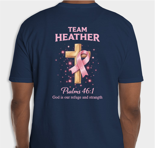 Heather Freeland Fundraiser - unisex shirt design - back