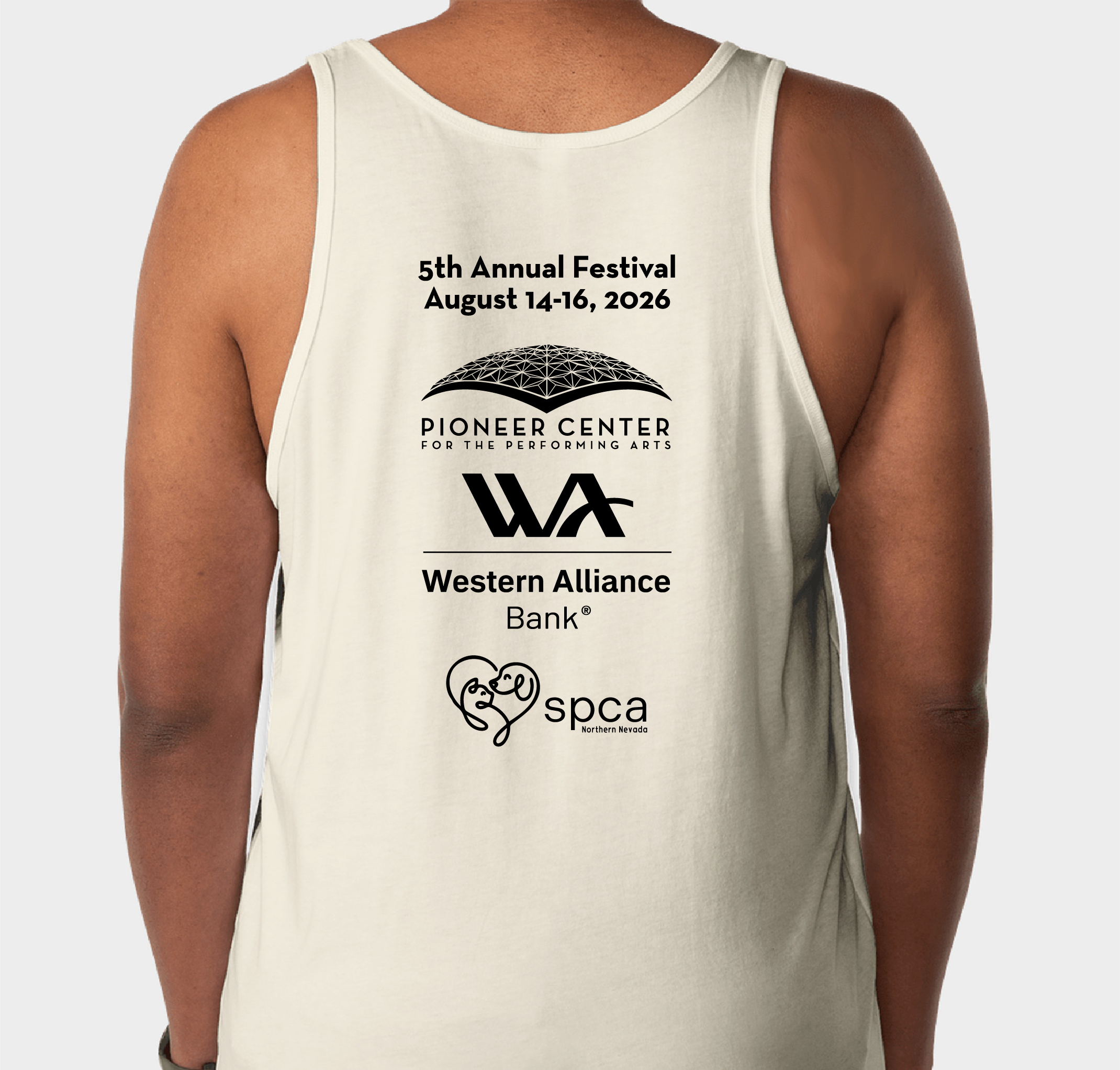 Dog Days of Summer Dance Festival Fundraiser - unisex shirt design - back