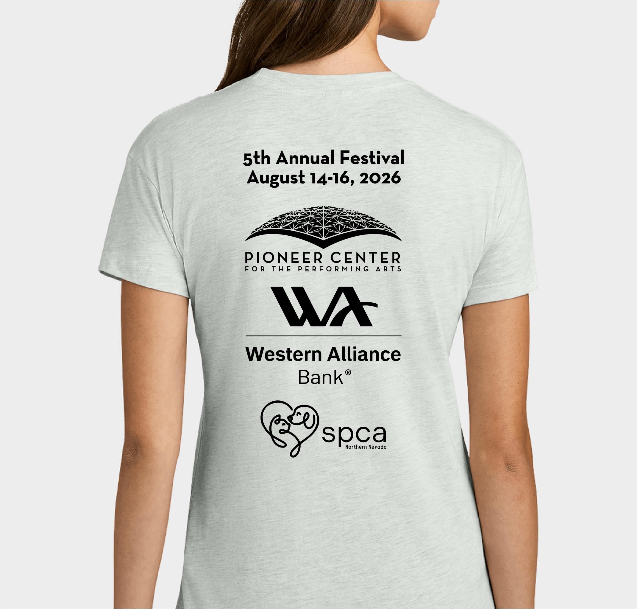 Dog Days of Summer Dance Festival Fundraiser - unisex shirt design - back