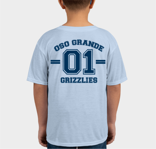 Oso Grande Spirit Wear Fundraiser - unisex shirt design - back