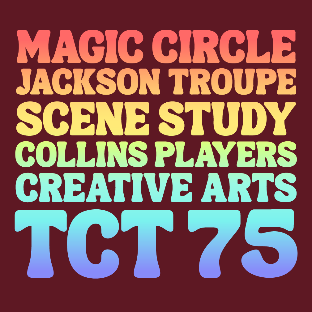 TCT 75th Anniversary Scholarship Fundraiser shirt design - zoomed